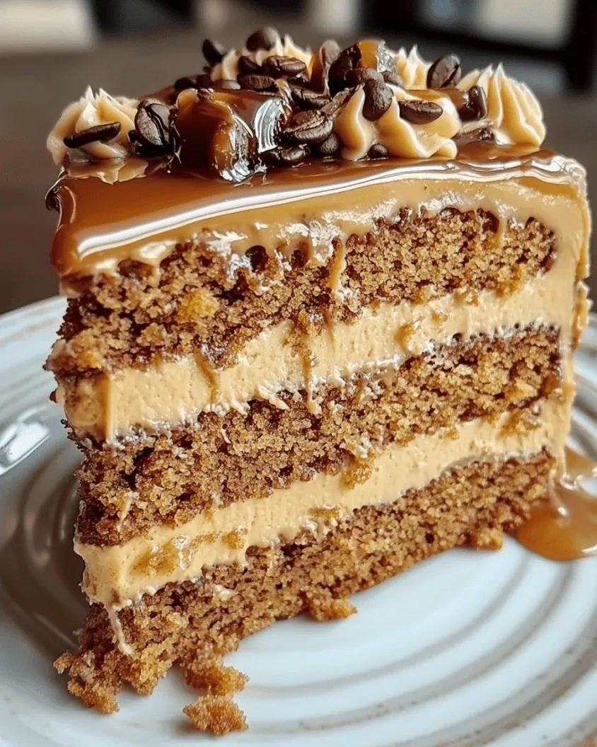 Gooey Coffee Caramel Cake - secondary view
